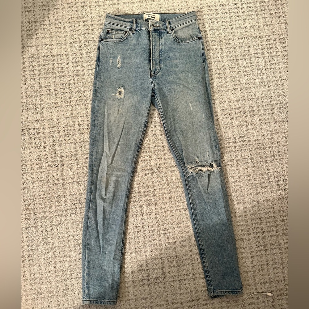 Reformation high rise slim jeans size 25 (runs small, more like a 24)